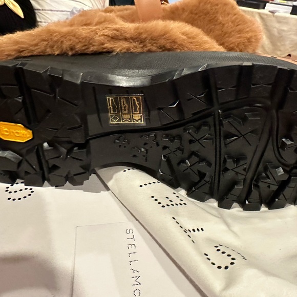 Stella McCartney Trace Faux-leather Slingback Clogs Tan - Picture 5 of 11